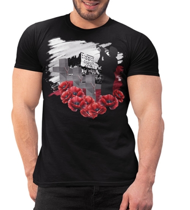 KOSZULKA PATRIOTYCZNI CZERWONE MAKI